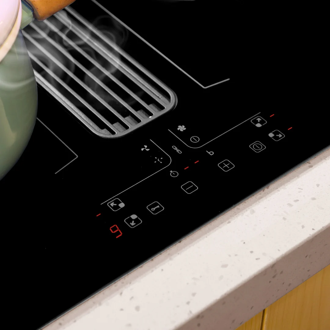 NEW! Bruz 60cm Dual Flex Zone Induction Cooktop with Integrated Ventilation System RF6012FLEX - Image 11