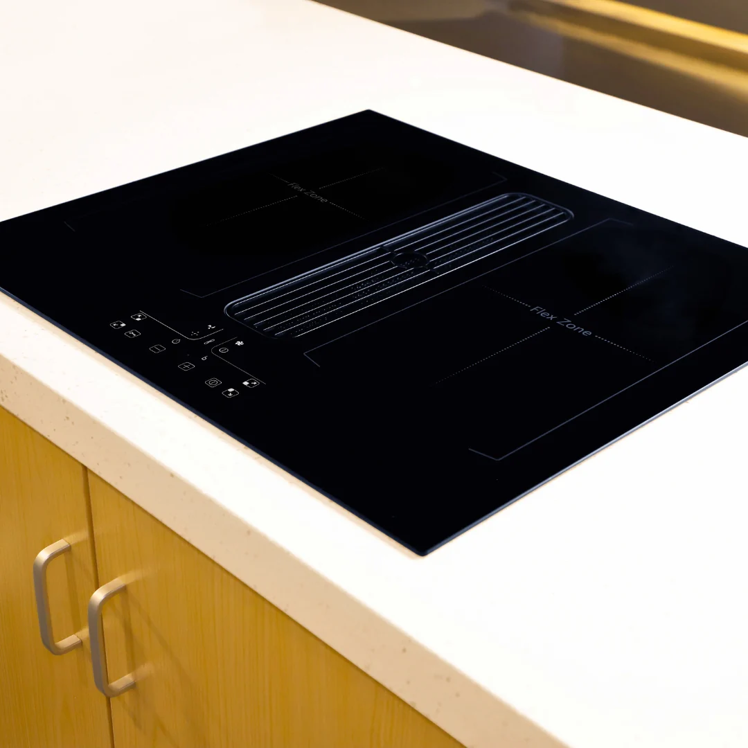 NEW! Bruz 60cm Dual Flex Zone Induction Cooktop with Integrated Ventilation System RF6012FLEX - Image 13