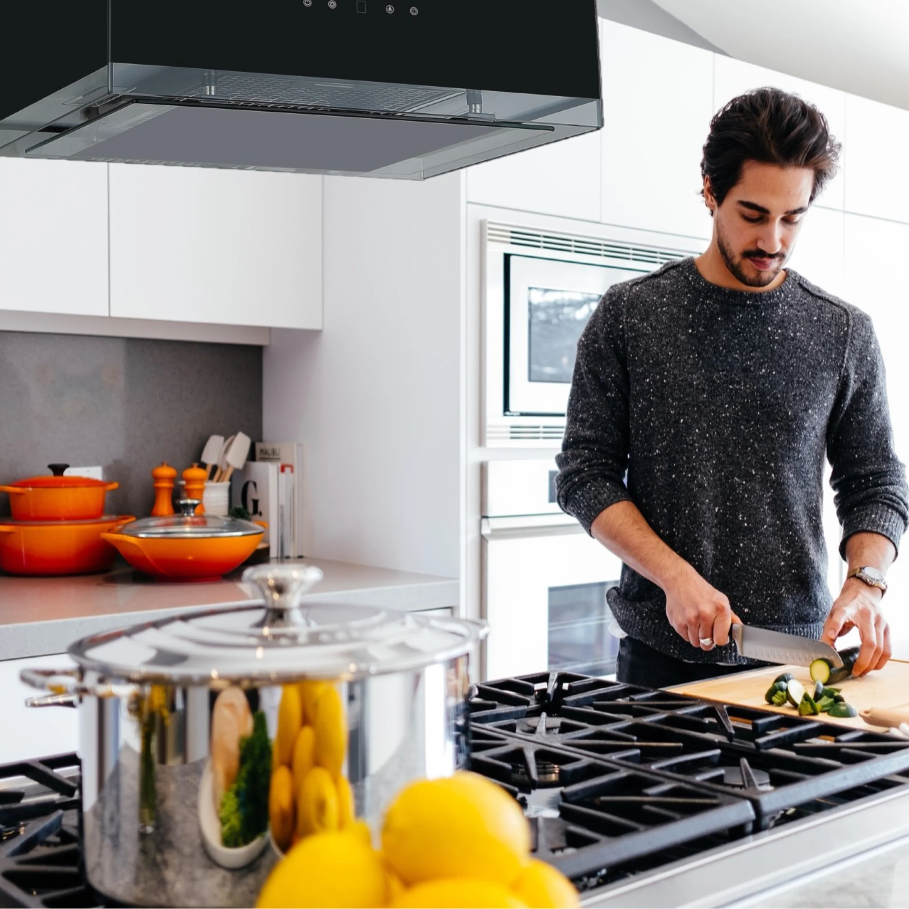 Caledonia 50cm Island Rangehood RAHID50BG - Image 4