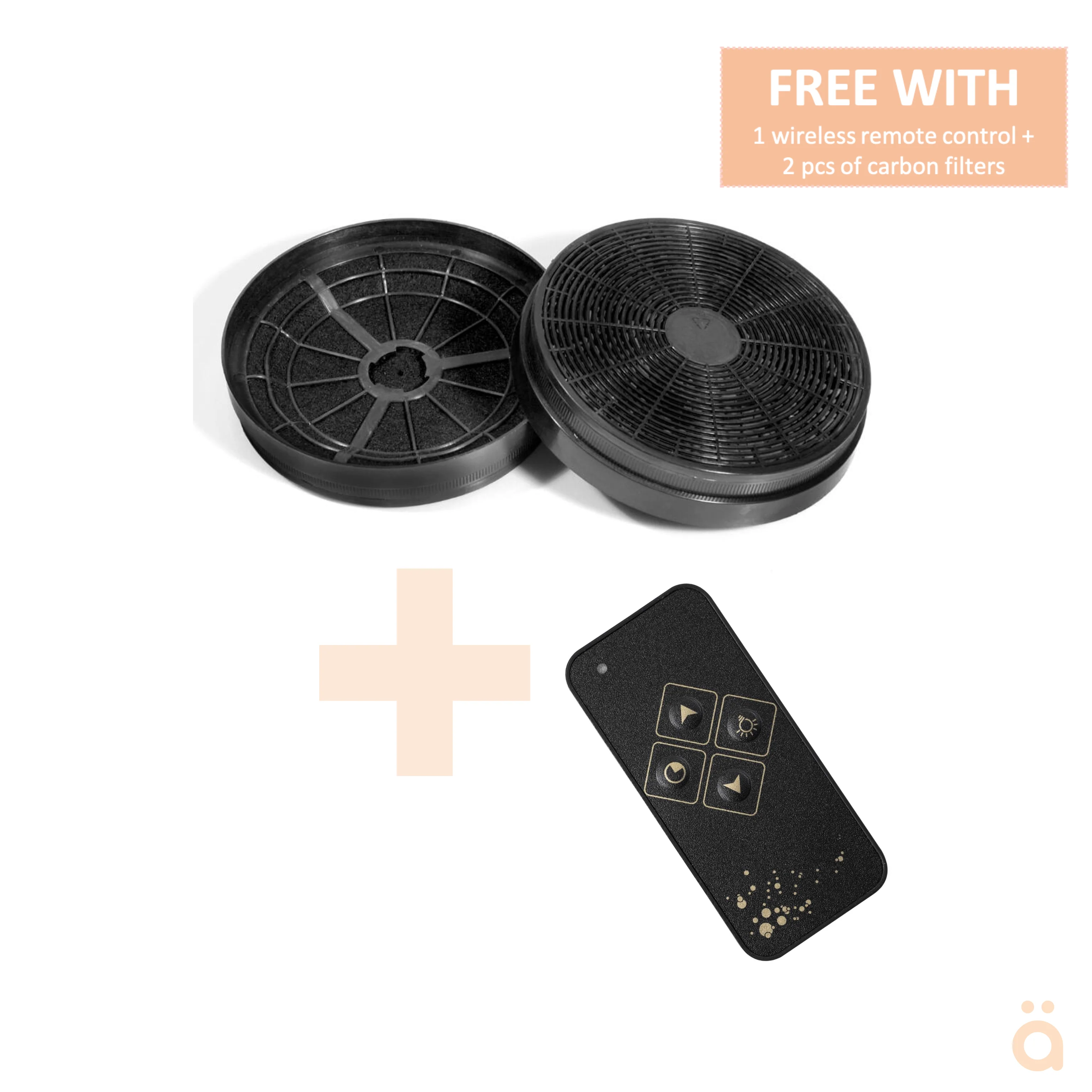 Caledonia 50cm Island Rangehood RAHID50BG - Image 7