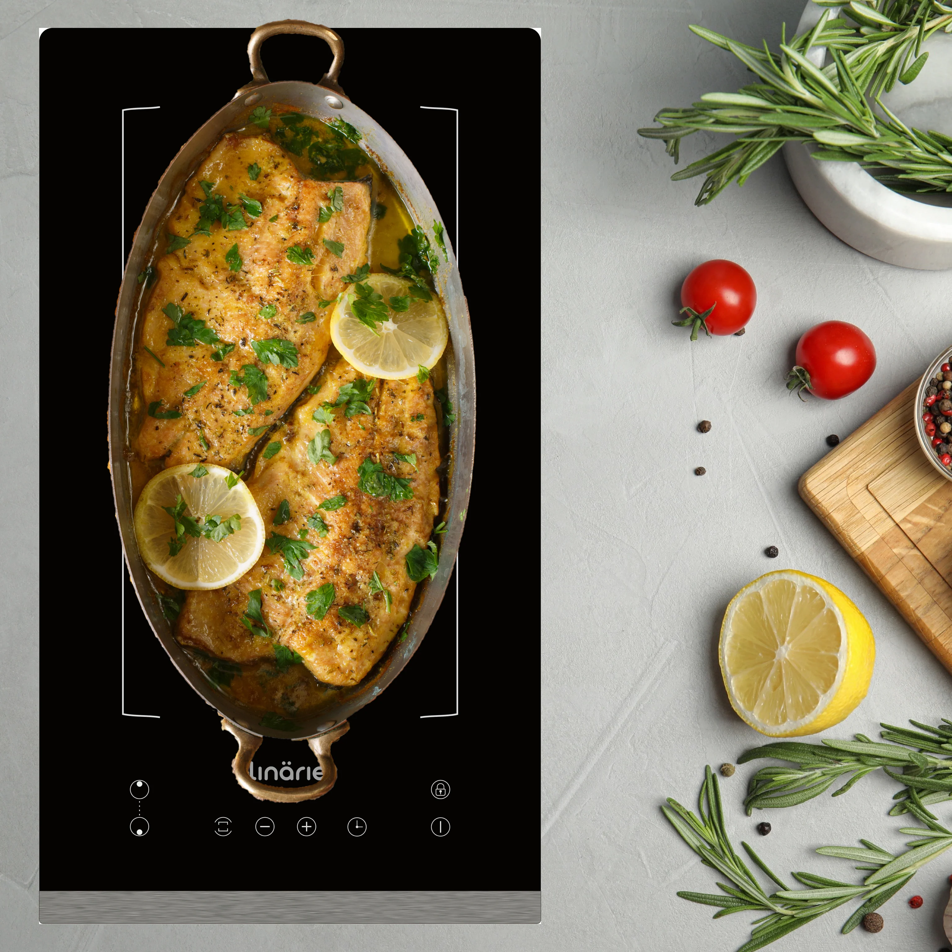 Grenoble 30cm Domino Induction Cooktop with Flex Zone LS30I1F - Image 5