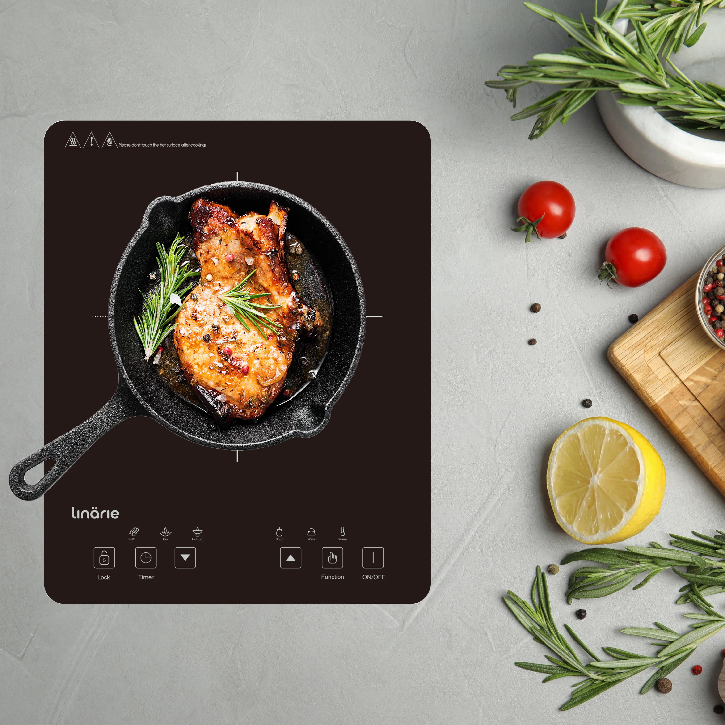 Lille Ultra Thin Portable Induction Cooktop LS30I1Z - Image 3