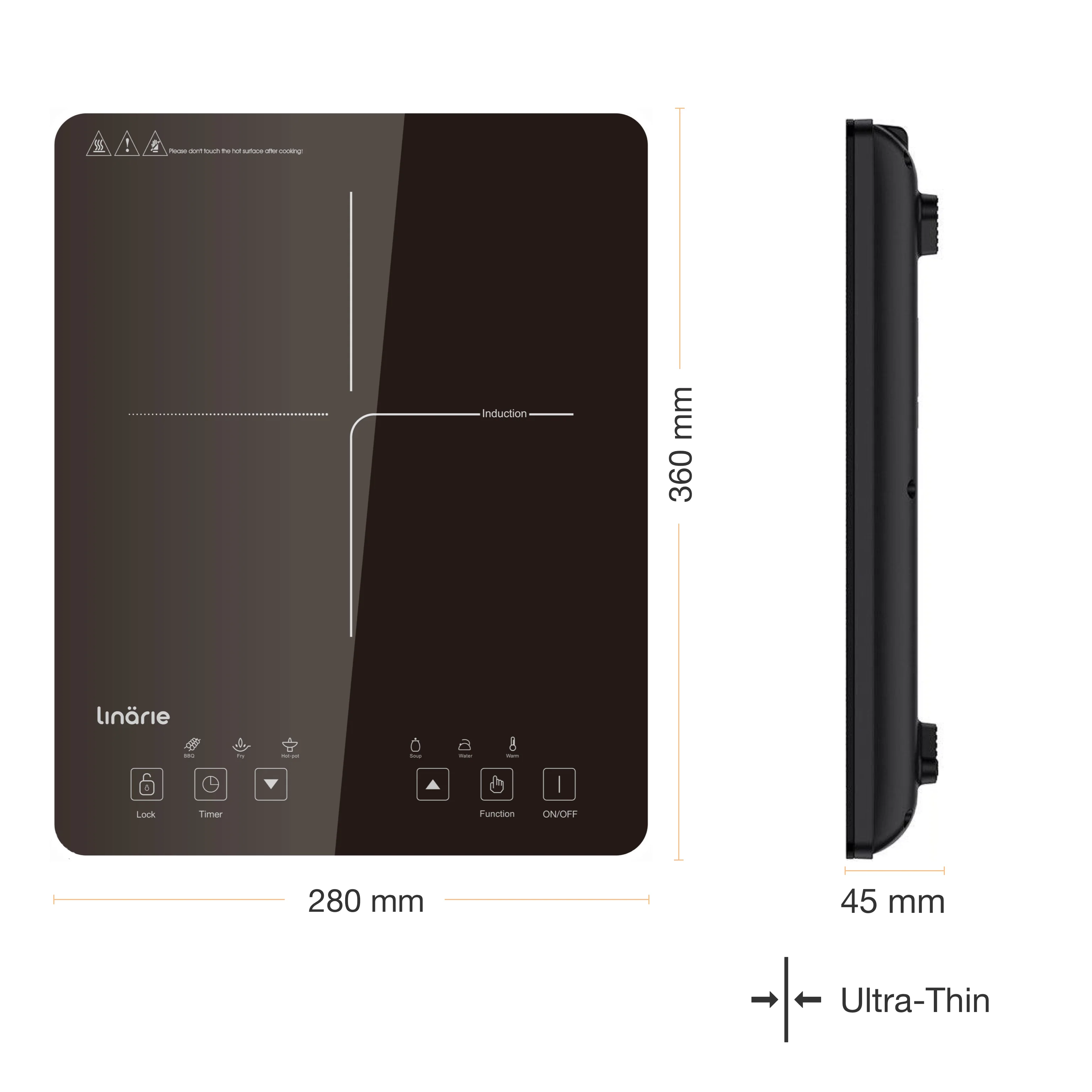 Lille Ultra Thin Portable Induction Cooktop LS30I1Z - Image 8