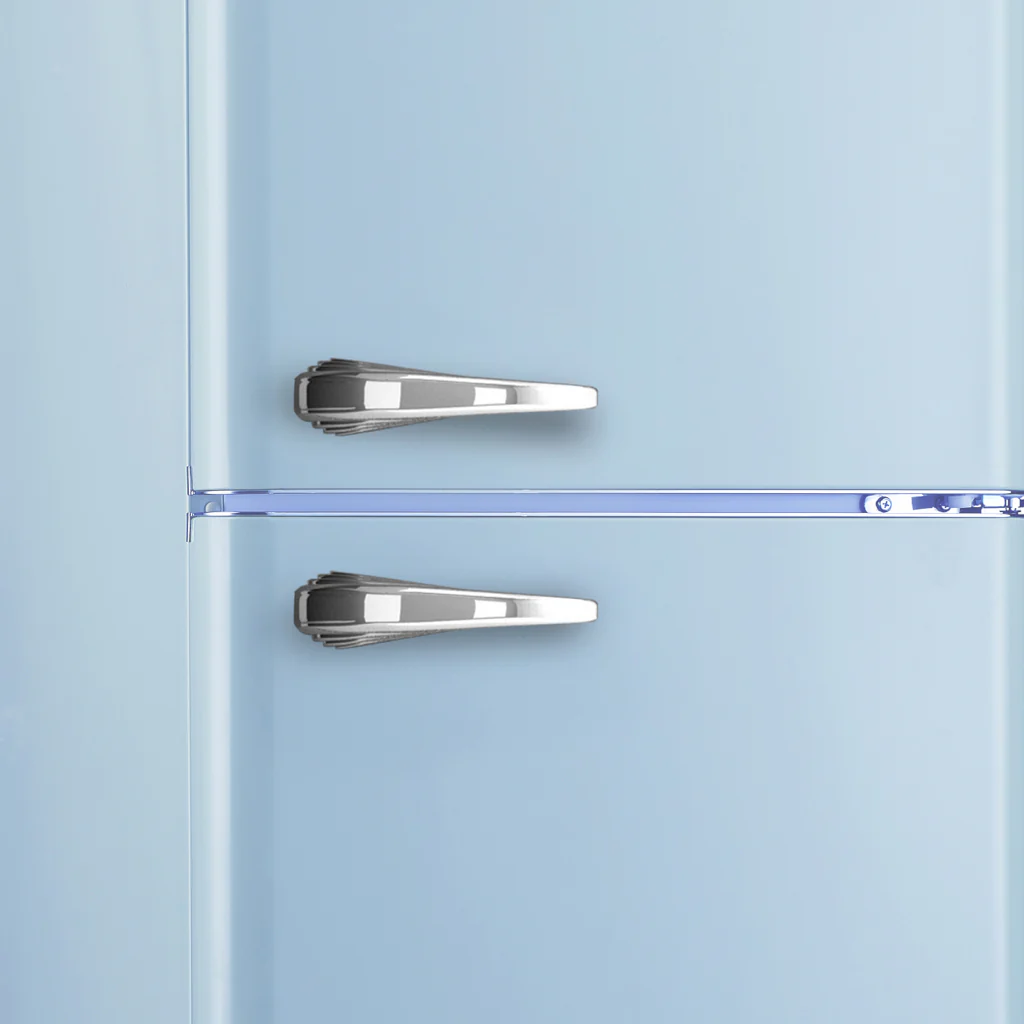 Annecy 242L Retro Bottom Mount Fridge Blue LKCO250BLUE - Image 5