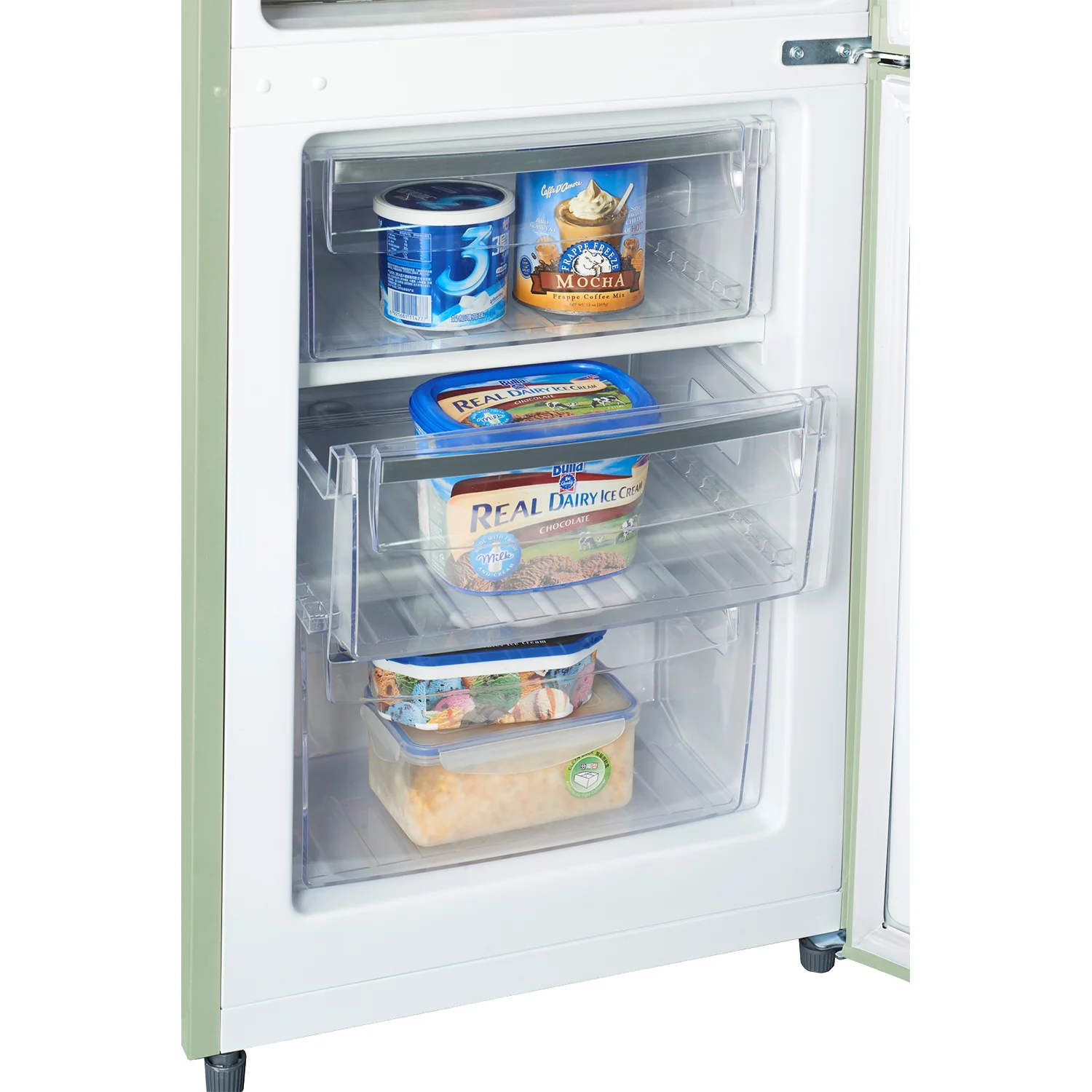 Annecy 242L Retro Bottom Mount Fridge Green LKCO250GREEN - Image 4