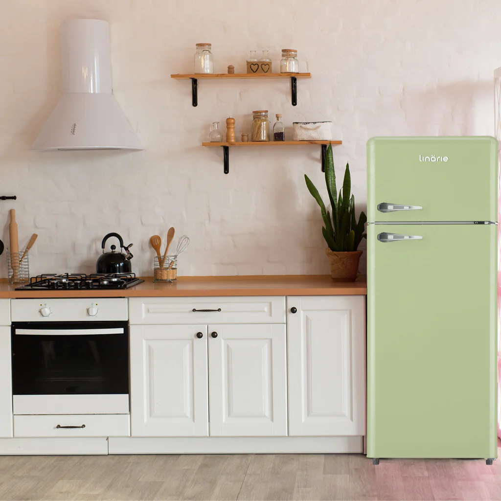 Valloire 209L Green Retro Top Mount Fridge LK200DDGREEN [PRE ORDER] - Image 15