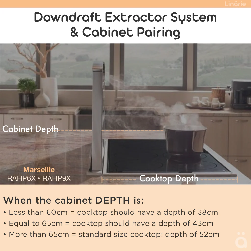 Marseille 90cm Downdraft Extractor Rangehood RAHP9X - Image 8