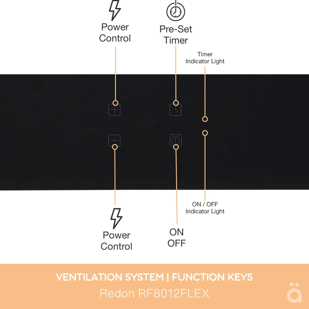 NEW! Redon 80cm Dual Flex Zone Induction Cooktop with Integrated Ventilation System RF8012FLEX - Image 13